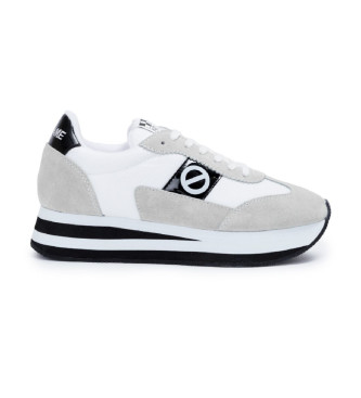NO NAME para mujer. KNIMN60 Zapatillas Flex Jogger blanco (41), Piel, 3 a 5cm, Cordones, Casual