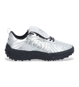 NO NAME para mujer. SNOJMET Zapatillas Onda plateado (41), Plata, Plano, Cordones, Casual, Deportivo