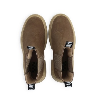 NO NAME para mujer. NNYMVS0 Botines de piel con plataforma Strong Jodhpur marrón 4