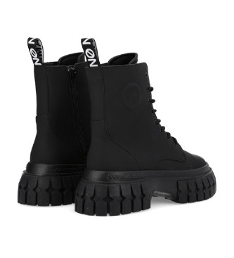 NO NAME para mujer. PNYPMT0 Botines Gravity en piel efecto goma en color negro 3