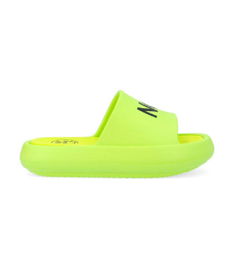NO NAME para mujer. QNXAEV0 Chanclas Clover clog verde (35/36), Plano, Ninguno, Casual, Beachwear