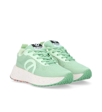 NO NAME para mujer. LNVDMS0 Zapatillas de poliéster reciclado Carter Fly verde 2