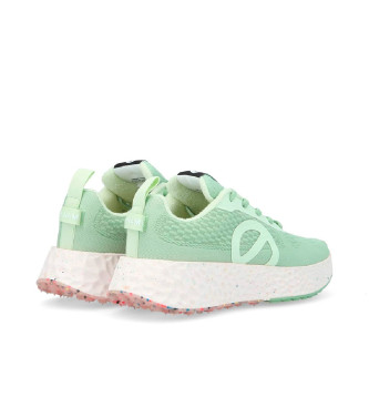 NO NAME para mujer. LNVDMS0 Zapatillas de poliéster reciclado Carter Fly verde 3