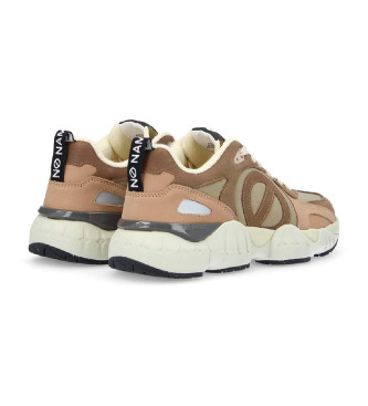 NO NAME para hombre. QNVLBK0 Zapatillas de piel Krazee runner marrón 3