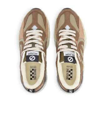 NO NAME para hombre. QNVLBK0 Zapatillas de piel Krazee runner marrón 4