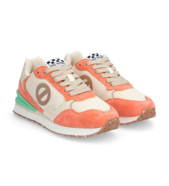 NO NAME para mujer. QNIPSME Zapatillas de Piel Tova Runner naranja 2