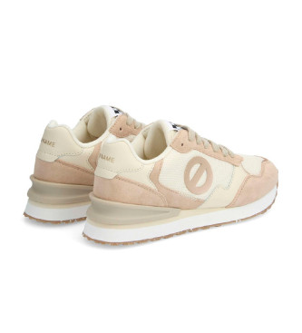 NO NAME para mujer. QNIPSME Zapatillas de Piel Tova Runner beige 3