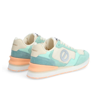 NO NAME para mujer. QNIPSME Zapatillas de Piel Tova Runner verde 3