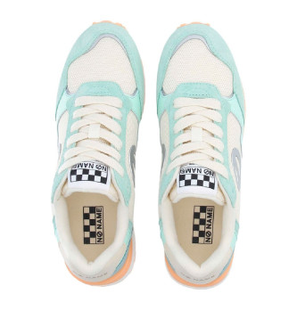 NO NAME para mujer. QNIPSME Zapatillas de Piel Tova Runner verde 4