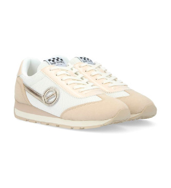 NO NAME para mujer. KNHRSN0 Zapatillas de piel City run jogger beige 2