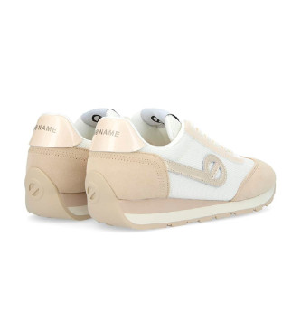NO NAME para mujer. KNHRSN0 Zapatillas de piel City run jogger beige 3