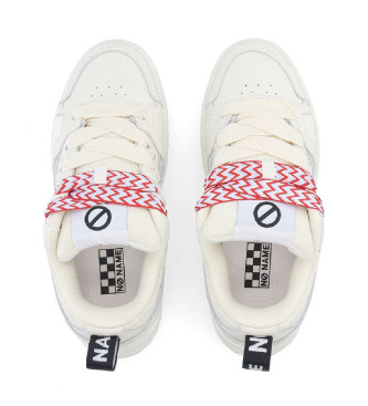 NO NAME para mujer. RNFCNAM Zapatillas de Piel Nollie blanco 4