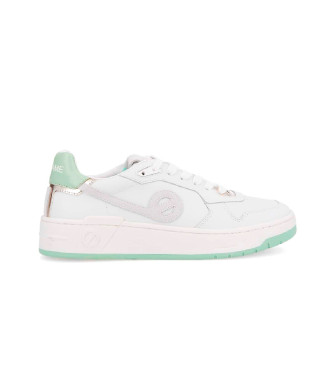 NO NAME para mujer. ONCCGL0 Zapatillas de piel Kelly con cierre de cordones verde claro (40), Plano, Casual