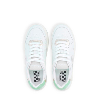 NO NAME para mujer. ONCCGL0 Zapatillas de piel Kelly con cierre de cordones verde claro 4