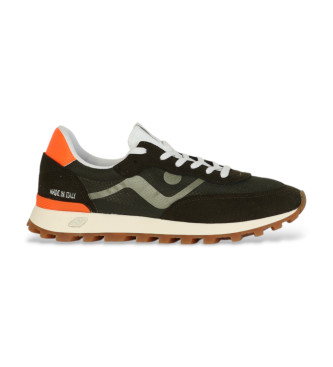 Nomad Society para hombre. NB2MS100 Zapatillas Veloce Animal Free verde (41), Plano, Cordones, Casual, Sostenible
