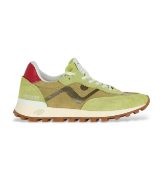Nomad Society para mulher. NB2WS110 Sapatos Veloce Water Washed verde (39), Plano, Cordão, Casual, Sustentável