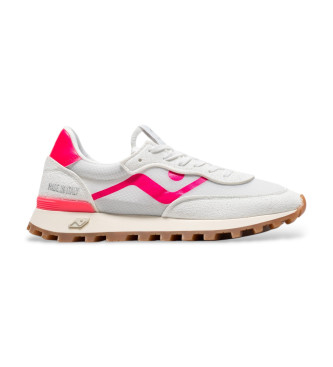 Nomad Society Para Mujer. NB2WS100 Zapatillas Veloce Animal Free Blanco (41), Plano, Cordones, Casual, Sostenible-image