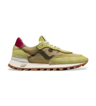 Nomad Society Per Donna. NB2WS110 Sneakers Veloce Water Washed Green (39), Basso, Stringhe, Casual, Verde, Sostenibile
