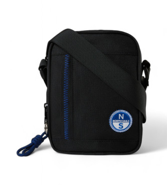 North Sails para hombre. 631044 Bandolera con logotipo negro (OSFA), Casual, Tela, North Sails outlet 2024.