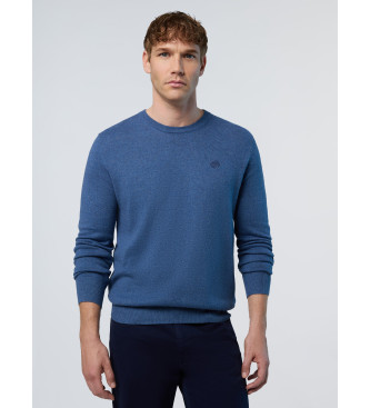 North Sails para hombre. 699773 Jersey Crewneck 12 Gg azul (XS), Casual, Algodón Orgánico, Sostenible, North Sails outlet 2024.