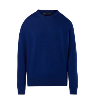 North Sails para hombre. 699773 Jersey Crewneck 12 Gg azul (M), Casual, Algodón Orgánico, Sostenible, North Sails outlet 2024.