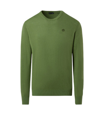 North Sails para hombre. 699773 Jersey Crewneck 12 Gg verde (M), Casual, Algodón Orgánico, Sostenible, North Sails outlet 2024.