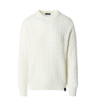 North Sails para hombre. 699782 Jersey Crewneck 7Gg blanco (S), Casual, Lana, North Sails outlet 2024.