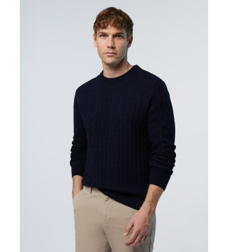 North Sails para hombre. 699782 Jersey Crewneck 7Gg marino (XS), Casual, Lana, North Sails outlet 2024.