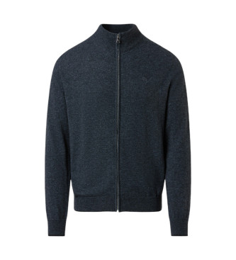 North Sails para hombre. 699779 Jersey Full Zip 12Gg marino (S), Casual, Lana, North Sails outlet 2024.
