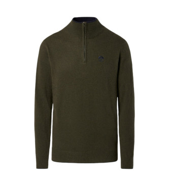 North Sails para hombre. 699778 Jersey Half Zip 12Gg verde (S), Casual, Poliamida, North Sails outlet 2024.