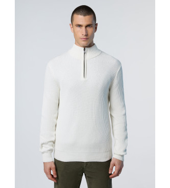 North Sails para hombre. 699813 Jersey Half Zip 5Gg blanco (XS), Casual, Lana, North Sails outlet 2024.
