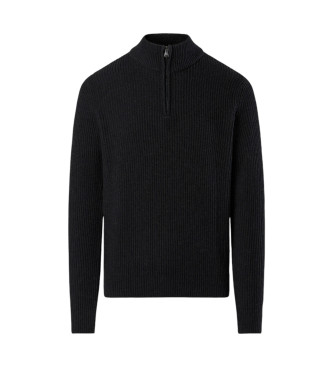 North Sails para hombre. 699813 Jersey Half Zip 5Gg negro (S), Casual, Lana, North Sails outlet 2024.