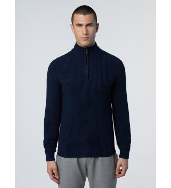 North Sails para hombre. 699813 Jersey Half Zip 5Gg marino (S), Casual, Lana, North Sails outlet 2024.