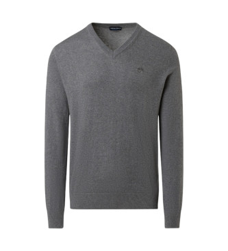 North Sails para hombre. 699774 Jersey Micro-Stripe gris (S), Casual, Poliamida, North Sails outlet 2024.