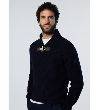 North Sails para hombre. 699821 Jersey Shawl Toggles marino (XS), Casual, Lana, North Sails outlet 2024.