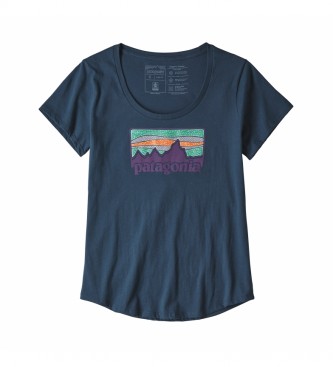 Patagonia para mujer. Camiseta Solar Rays '73 marino Patagonia