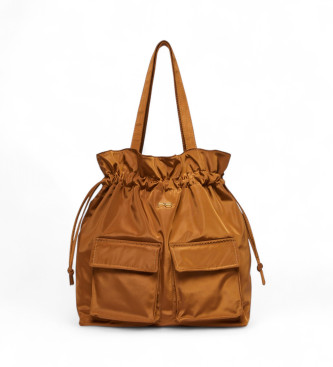 PennyBlack para mujer. 2521516095270 Bolso Mochila Metello marrón (OSFA), Casual, Poliéster