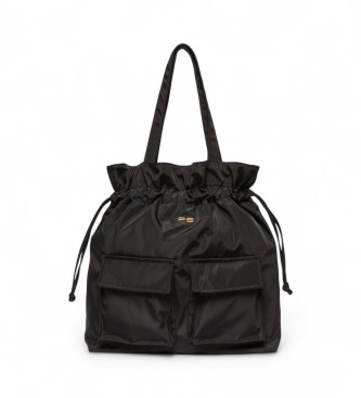 PennyBlack para mujer. 2521516095270 Bolso Mochila Metello negro (OSFA), Casual, Poliéster