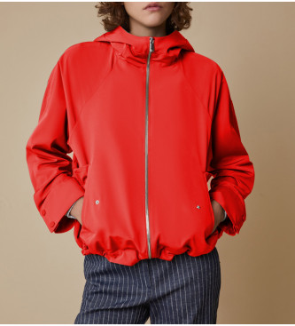 PennyBlack para mujer. 2511081023200 Chaqueta Bice rojo (L), Casual, Poliéster