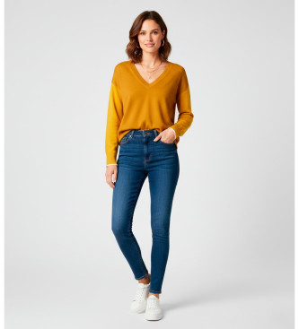 PennyBlack para mujer. 2521366223270 Jersey Dance amarillo (M), Casual, Lana, Mostaza