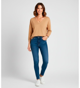 PennyBlack para mujer. 2521366072270 Jersey Macchia marrón (S), Casual, Lana