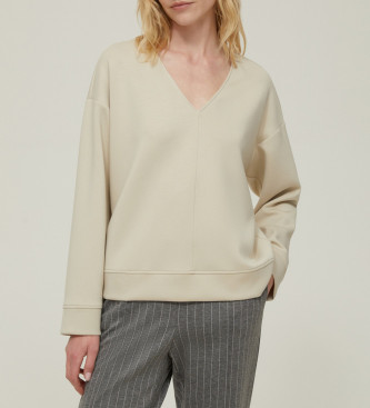 PennyBlack para mujer. 2521976026270 Sudadera Fantasy beige (38), Casual, Viscosa