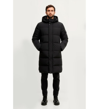 Pepe Jeans para hombre. PM4027168 Abrigo Jussel negro (S), Casual, Poliéster