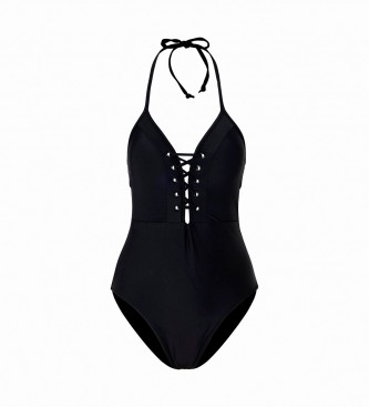 Pepe Jeans para mujer. PLB10446 Bañador Manuelle negro (L), Beachwear, Poliamida