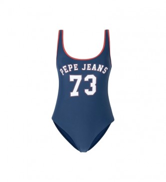 Pepe Jeans para mujer. PLB10452 Bañador Marshall azul (S), Beachwear, Poliamida