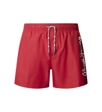 Pepe Jeans para hombre. PMB100006 Bañador Logo rojo (XL), Beachwear, Poliéster