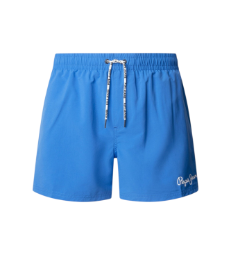 Pepe Jeans para hombre. PMB100004 Bañador PJ Solid azul (L), Beachwear, Clásico, Poliéster