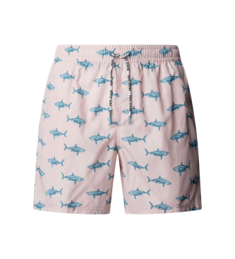 Pepe Jeans para hombre. PMB100031 Bañador Shark rosa (M), Beachwear, Poliéster