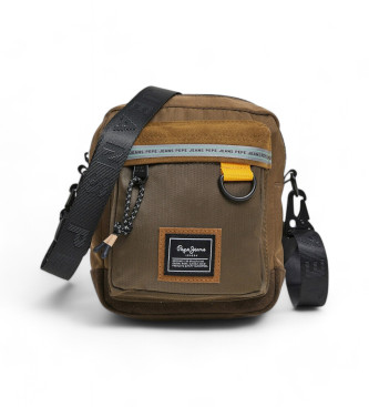 Pepe Jeans para hombre. PM030849 Bandolera Aziel London marrón (OSFA), Casual, Poliéster, Pepe Jeans outlet 2024.