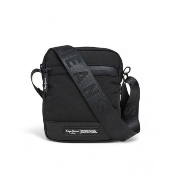 Pepe Jeans para hombre. PM030847 Bandolera Dustin Legend negro (OSFA), Casual, Poliéster, Pepe Jeans outlet 2024.